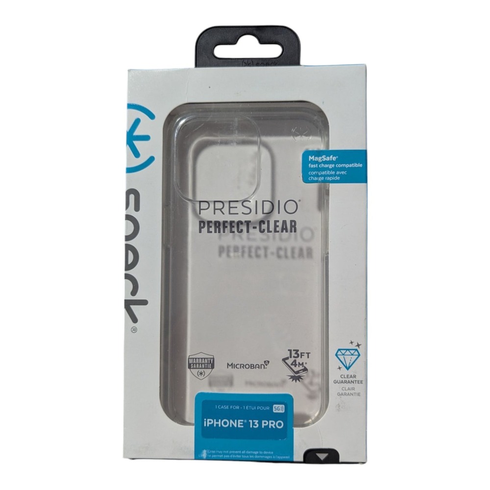 B6. Speck Presidio Perfect Clear Case‎ for Apple iPhone 13 Pro - Clear